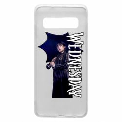 Чехол для Samsung S10 Wendesday Addams - PrintSalon