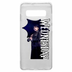 Чехол для Samsung S10+ Wendesday Addams - PrintSalon