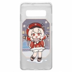 Чехол для Samsung S10+ Зимняя Кли - PrintSalon