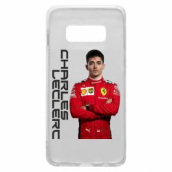Чехол для Samsung S10e F1 Charles Leclerc - PrintSalon