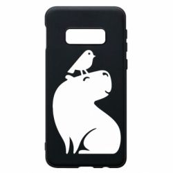 Чохол для Samsung S10e Копібара та Пташка - PrintSalon