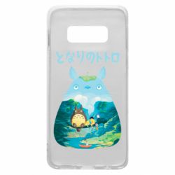Чехол для Samsung S10e Тоторо на рыбалке - PrintSalon