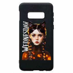 Чехол для Samsung S10e Венздей кошка - PrintSalon