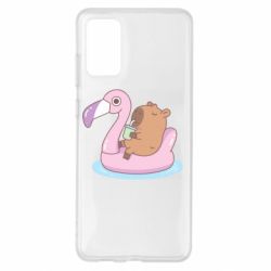 Чехол для Samsung S20+ Capybara Chilling - PrintSalon