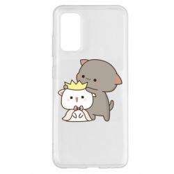 Чехол для Samsung S20 Чиби котики - PrintSalon