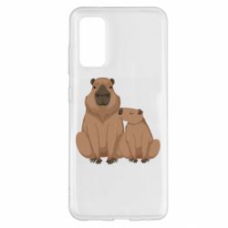 Чохол для Samsung S20 Дві капібари