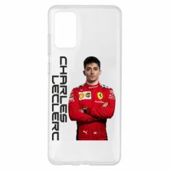 Чехол для Samsung S20+ F1 Charles Leclerc - PrintSalon