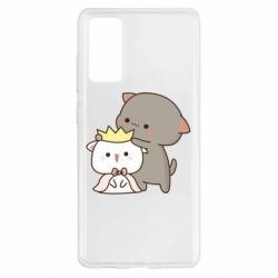 Чехол для Samsung S20 FE Чиби котики - PrintSalon