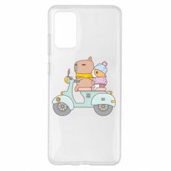 Чехол для Samsung S20+ Капибара и Морская свинка - PrintSalon