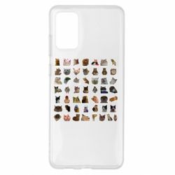 Чехол для Samsung S20+ Коты мем. - PrintSalon
