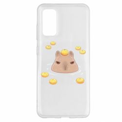 Чехол для Samsung S20 Морда капибары - PrintSalon
