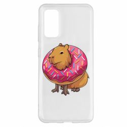 Чехол для Samsung S20 Пончик с капибарой - PrintSalon