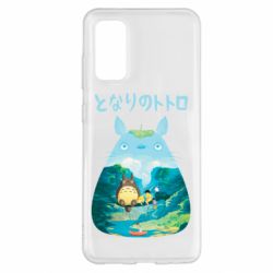 Чехол для Samsung S20 Тоторо на рыбалке - PrintSalon