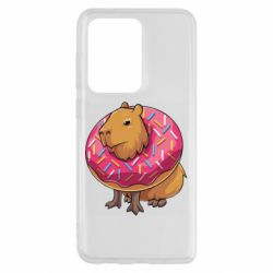 Чехол для Samsung S20 Ultra Пончик с капибарой - PrintSalon