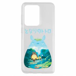Чехол для Samsung S20 Ultra Тоторо на рыбалке - PrintSalon