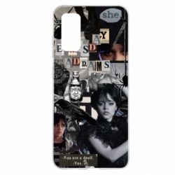 Чехол для Samsung S20 Венздей Адамс. - PrintSalon