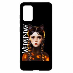 Чехол для Samsung S20+ Венздей кошка - PrintSalon
