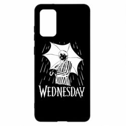 Чохол для Samsung S20+ Венздей Вдамс и зонт - PrintSalon