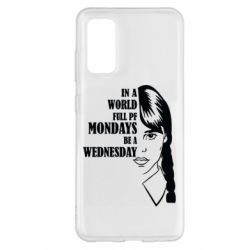 Чехол для Samsung S20 Wednesday girl - PrintSalon