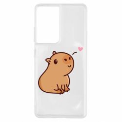 Чохол для Samsung S21 Ultra Capybara - PrintSalon