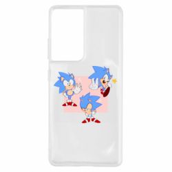 Чехол для Samsung S21 Ultra Funny Sonic - PrintSalon