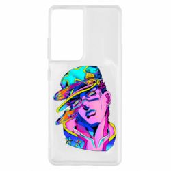 Чехол для Samsung S21 Ultra Jotaro Disc - PrintSalon