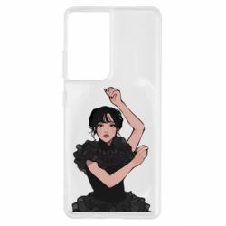 Чехол для Samsung S21 Ultra Уэнсдей арт - PrintSalon