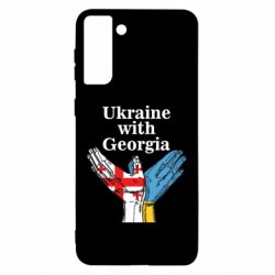 Чехол для Samsung S21 Ultra Украина с Грузией-PrintSalon Чехол для Samsung S21 Ultra Украина с Грузией