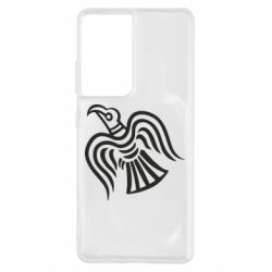 Чехол для Samsung S21 Ultra Viking Raven - PrintSalon