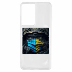 Чехол для Samsung S21 Ultra Воин ЗСУ - PrintSalon