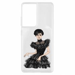 Чехол для Samsung S21 Ultra Wednesday Sketch - PrintSalon