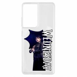Чехол для Samsung S21 Ultra Wendesday Addams - PrintSalon