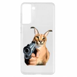 Чехол для Samsung S21+ Шлепа с пистолетом - PrintSalon