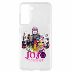 Чехол для Samsung S21 JoJo Golden Wind - PrintSalon