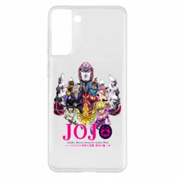 Чехол для Samsung S21+ JoJo Golden Wind - PrintSalon
