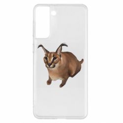 Чехол для Samsung S21+ Шлепа кот - PrintSalon