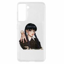 Чехол для Samsung S21 Венсдей и Вещь - PrintSalon