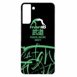 Чохол для Samsung S21+ Monto: Peaceful violence society - PrintSalon