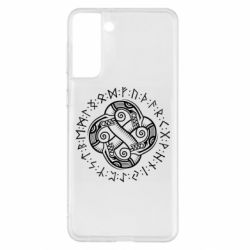 Чехол для Samsung S21+ Celtic Dragon and Runes - PrintSalon