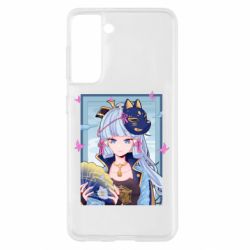 Чехол для Samsung S21 Аяка в рамке - PrintSalon