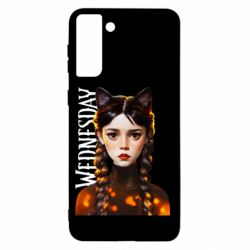 Чохол для Samsung S21+ Венздей кішка