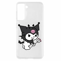 Чохол для Samsung S21 Kuromi devil - PrintSalon