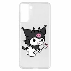 Чохол для Samsung S21+ Kuromi devil - PrintSalon