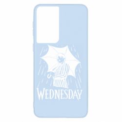 Чохол для Samsung S21 Венздей Вдамс и зонт - PrintSalon