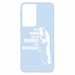 Чехол для Samsung S21 Wednesday girl - PrintSalon