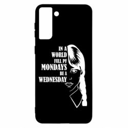 Чехол для Samsung S21+ Wednesday girl - PrintSalon