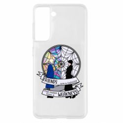 Чехол для Samsung S21 Wednesday and friends - PrintSalon
