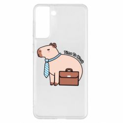 Чохол для Samsung S21+ Time To Work - PrintSalon