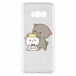Чехол для Samsung S8 Чиби котики - PrintSalon