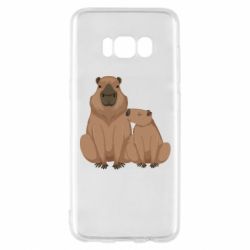 Чехол для Samsung S8 Две капибары - PrintSalon